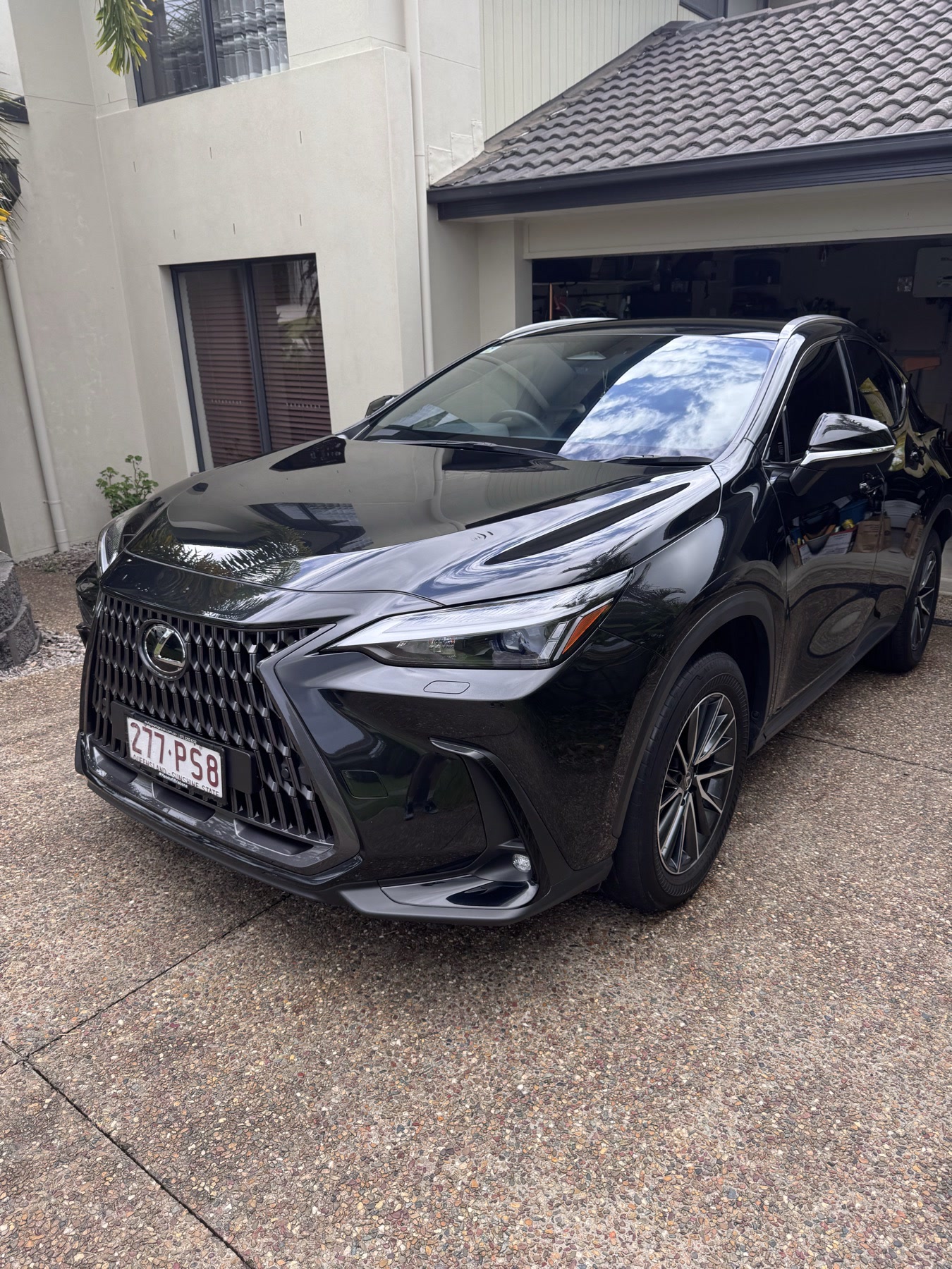 Black Lexus NX detailed by Olly's Auto Shine