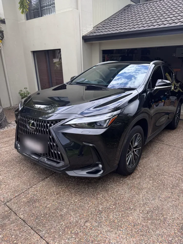 Black Lexus NX detailed by Olly's Auto Shine