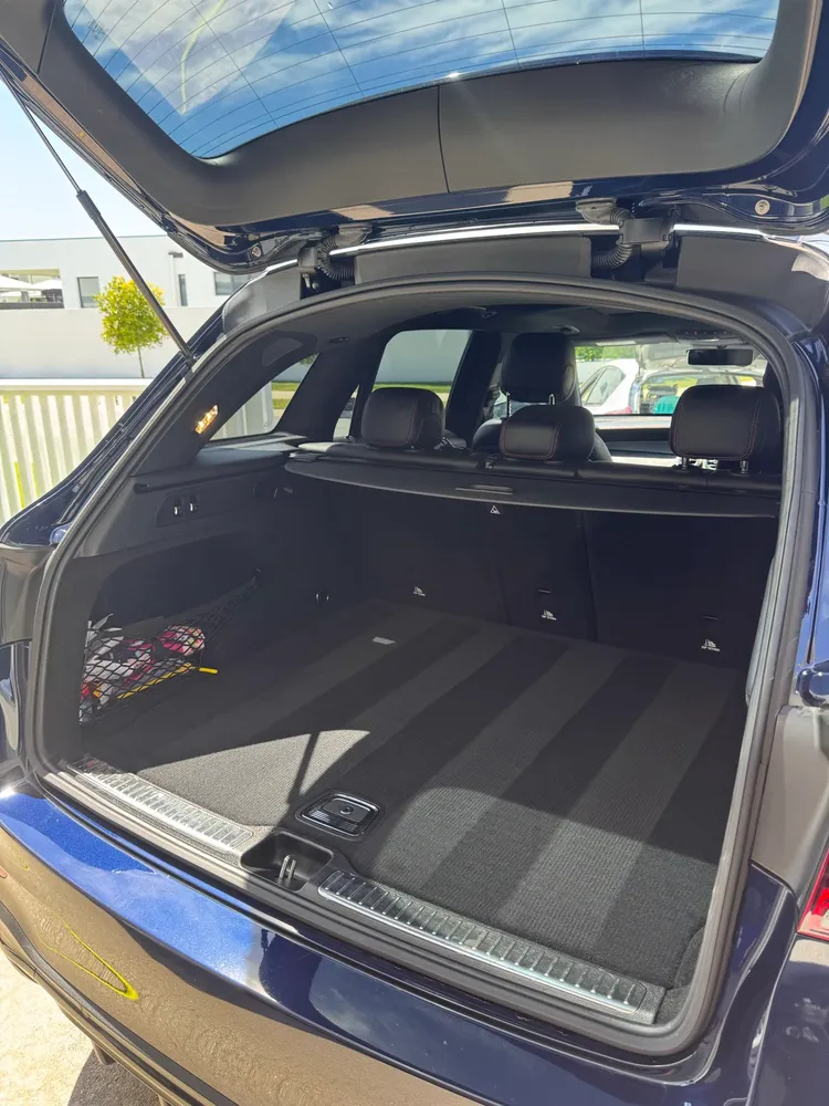 Mercedes wagon boot cleaned and dressed